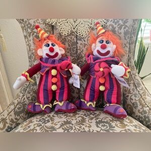 Circus Circus Casino Hotel Las Vegas NV “Lucky” the Clown Plush Collectables.